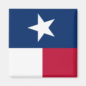 Texas Flag (verticaal) Magneet (Voorkant)