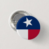 Texas Flag (verticaal) Ronde Button 3,2 Cm (Voorkant /achterkant)