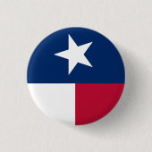 Texas Flag (verticaal) Ronde Button 3,2 Cm (Voorkant)