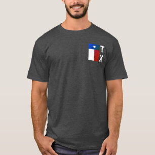 Texas Flag (verticaal) T-shirt
