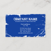 texas flag visitekaartje (Achterkant)