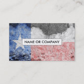 texas flag visitekaartje (Achterkant)