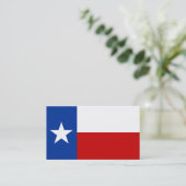 texas flag visitekaartje (Staand voorkant)