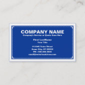 texas flag visitekaartje (Achterkant)