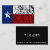 texas flag visitekaartje (Voorkant / Achterkant)