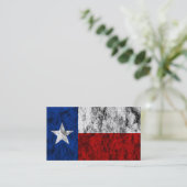 texas flag visitekaartje (Staand voorkant)