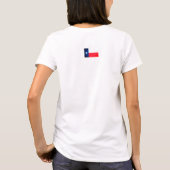 Texas Flag Vrouwentank T-shirt (Achterkant)
