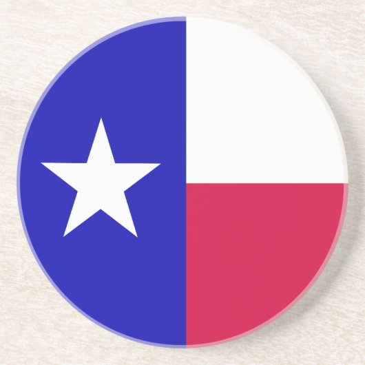 Texas Flag Zandsteen Onderzetter (Voorkant)