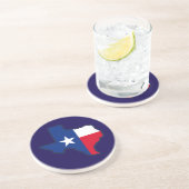 Texas Flag Zandsteen Onderzetter (Zijkant)