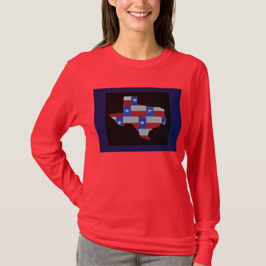 Texas Flags Big State T-shirt (Voorkant)