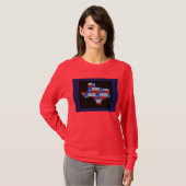 Texas Flags Big State T-shirt (Voorkant volledig)