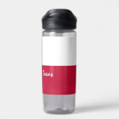 Texas fles, patriottische Texas vlag Waterfles (Achterkant)