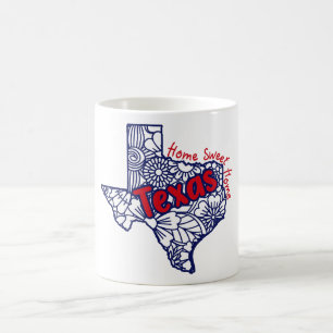 Texas Floral Doodles Koffiemok