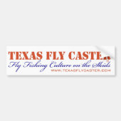 Texas Fly Caster Bummer Sticker (Voorkant)