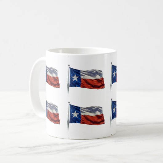 Texas Flying Flag Koffiemok (Voorkant links)