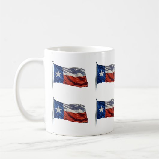 Texas Flying Flag Koffiemok (Links)