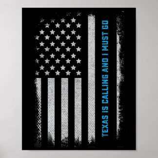 Texas Footll Sport Sketll Hockey Softll Sport Fan Poster
