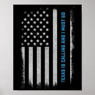 Texas Footll Sport Sketll Hockey Softll Sport Fan Poster