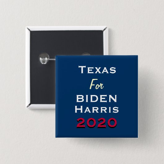 Texas for BIDEN HARRIS 2020 Campaign Button (Voorkant /achterkant)