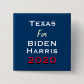 Texas for BIDEN HARRIS 2020 Campaign Button (Voorkant)