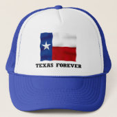 TEXAS FOREVER - Blue Trucker Hat Pet (Voorkant)