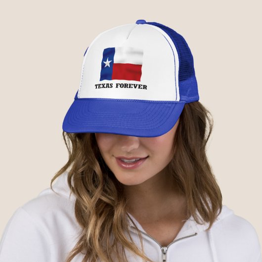 TEXAS FOREVER - Blue Trucker Hat Trucker Pet (In situ)