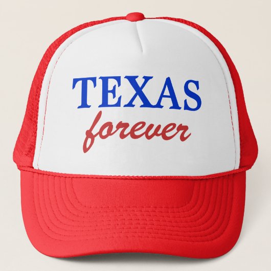 Texas Forever - honkbalpet, vrachtwagenhoed Trucker Pet (Voorkant)