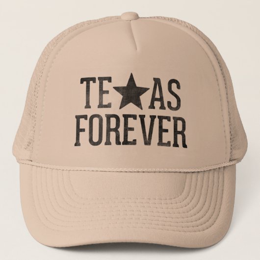 Texas Forever Trucker Hat Trucker Pet (Voorkant)