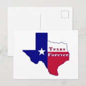Texas Forever Vlag Kaart (Voorkant / Achterkant)