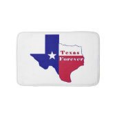 Texas Forever Vlag Kaart Badmat (Voorkant)