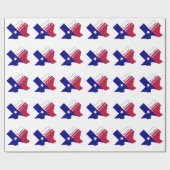 Texas Forever Vlag Kaart Cadeaupapier (Vlak)