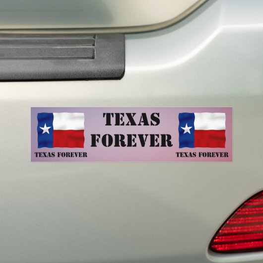 TEXAS FOREVER - Vlagtekst - Multi_Products Bumpersticker (Op auto)