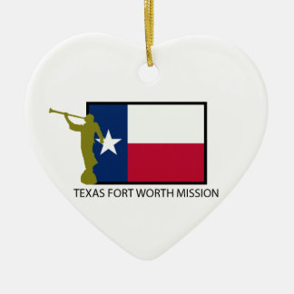 TEXAS FORT WORTH MISSIE LDS CTR KERAMISCH ORNAMENT