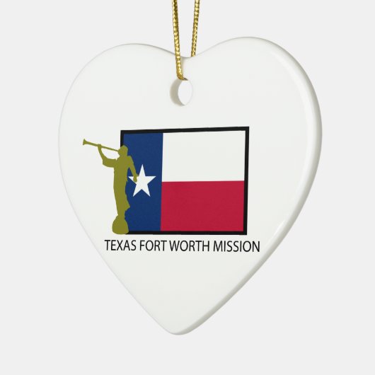 TEXAS FORT WORTH MISSIE LDS CTR KERAMISCH ORNAMENT (Links)