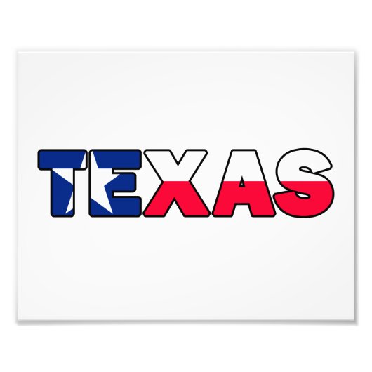 Texas Foto Afdruk (Voorkant)