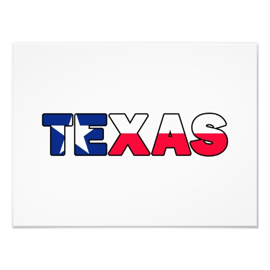Texas Foto Afdruk (Voorkant)