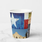 Texas-fotomozaïek Papieren Bekers (Links)