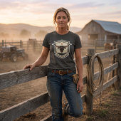 Texas Frontier Heritage Badge T-shirt