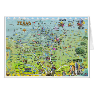 Texas Fun Map
