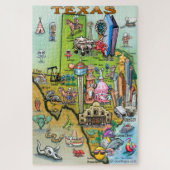 Texas Fun Map Legpuzzel (Verticaal)