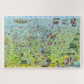 Texas Fun Map Legpuzzel (Horizontaal)