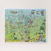 Texas Fun Map Legpuzzel (Horizontaal)