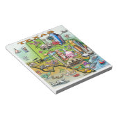 Texas Fun Map Notitieblok (Schuin)