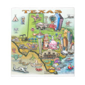 Texas Fun Map Notitieblok (Voorkant)