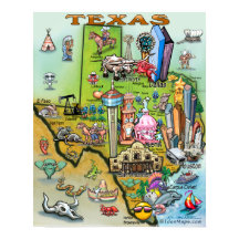 Texas Fun Map