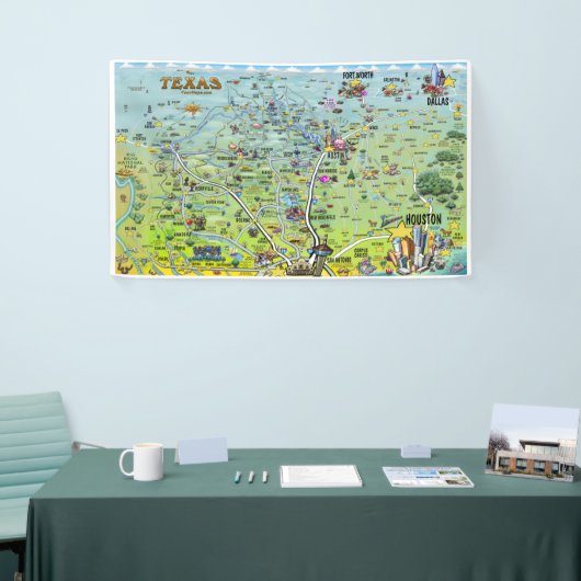 Texas Fun Map Spandoek (Beurs)