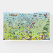 Texas Fun Map Spandoek (Horizontaal)