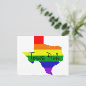 Texas Gay Pride Briefkaart (Staand voorkant)