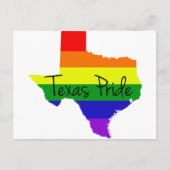 Texas Gay Pride Briefkaart (Voorkant)