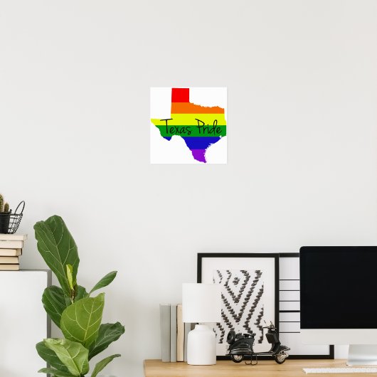 Texas Gay Pride Poster (Thuiskantoor)